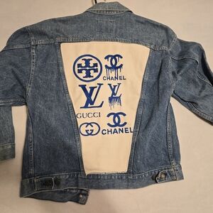 Levi's Denim Jacket with Designer Logos